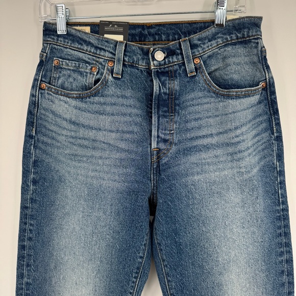 Levi’s 501 Original Crop High Rise Straight Leg Size 28 - Picture 4 of 9